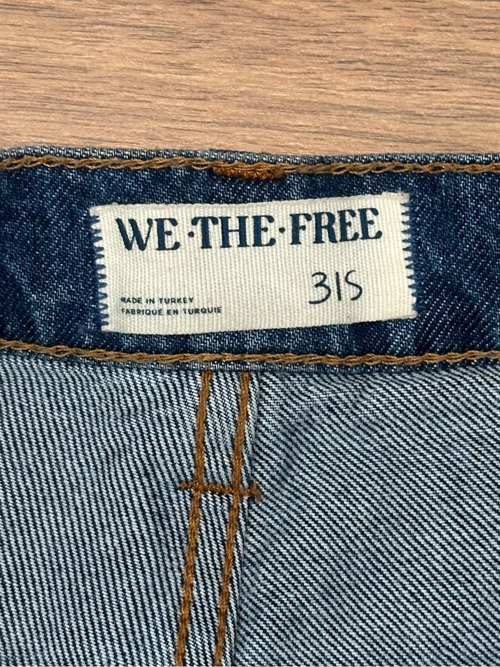 We the Free Old West Slouchy High Rise Wide Leg Size 31 Short - Picture 7 of 16